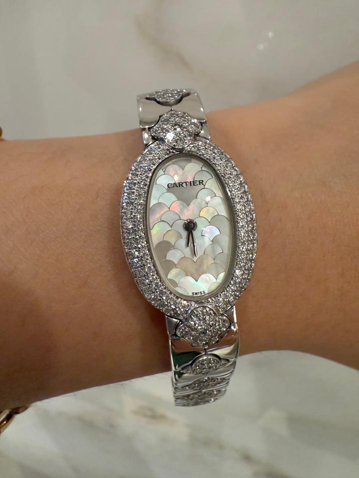 Cartier Mother of pearl Cartier Mother of Pearl and Diamond