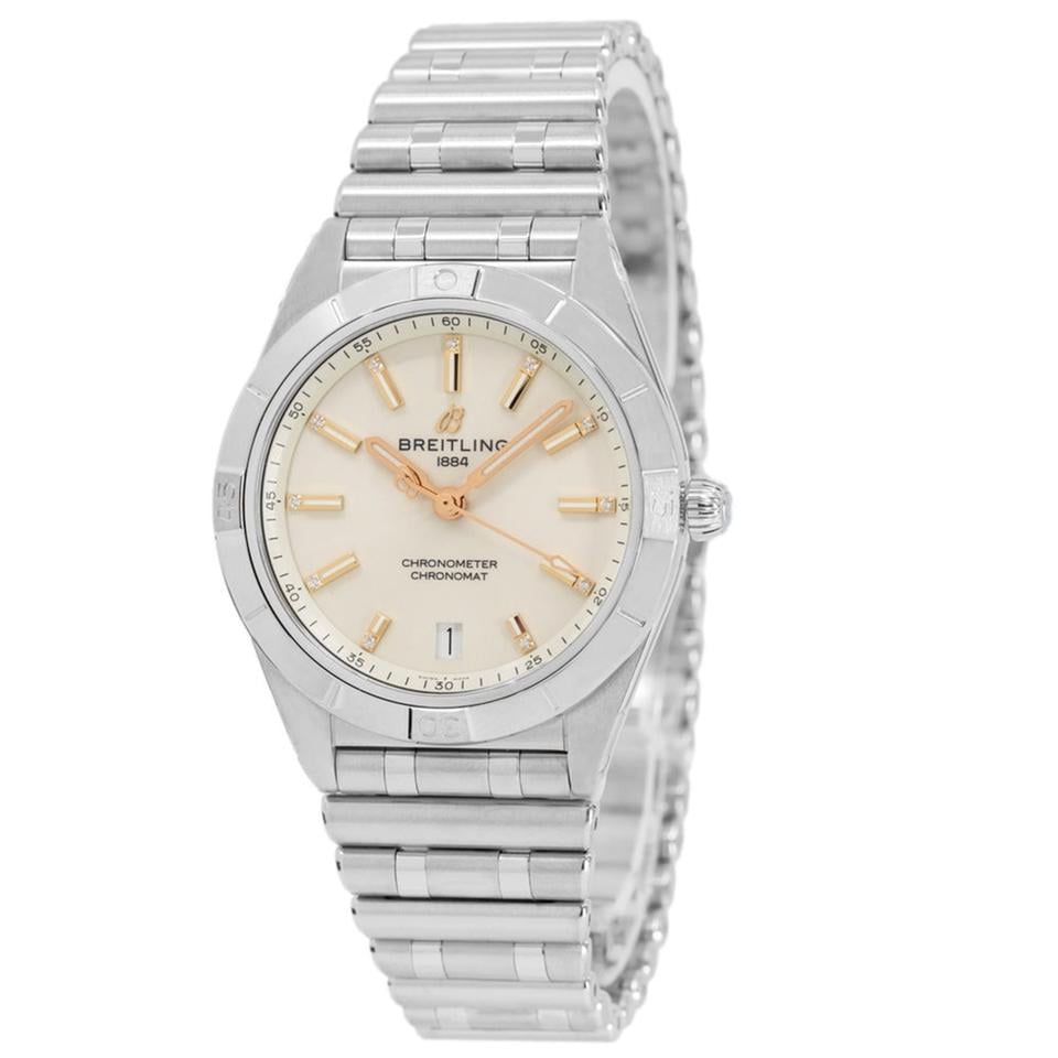 Breitling Chronomat Ladies A10380101 A2 A1 Chronomat Diamond Set