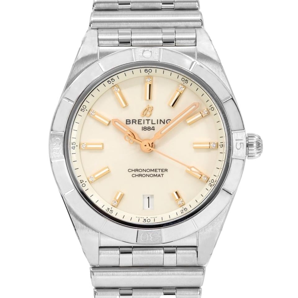Breitling Chronomat Ladies A10380101 A2 A1 Chronomat Diamond Set