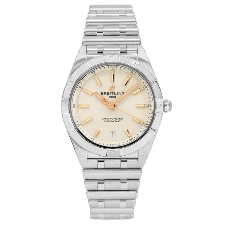 Breitling Chronomat Ladies A10380101 A2 A1 Chronomat Diamond Set