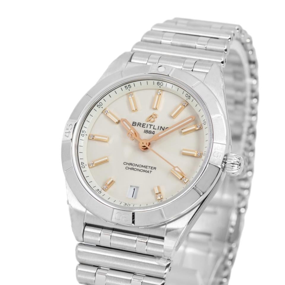 Breitling Chronomat Ladies A10380101 A2 A1 Chronomat Diamond Set