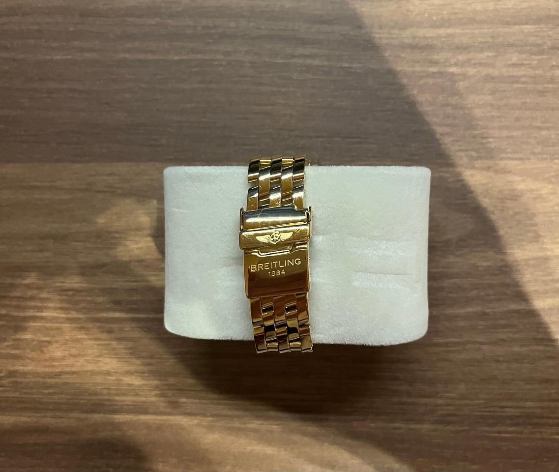 Breitling Starliner Gold/diamonds/mother of pearl - ladies watch