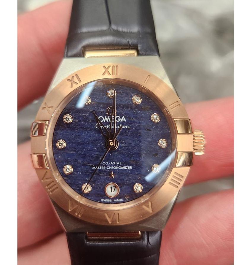 Omega Constellation Ladies Co-Axial Master Chronometer 29mm Aventurine Dial Ladies Watch NEW UNWORN