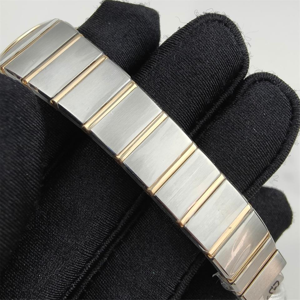 Omega Constellation Ladiesyellow gold on steel quartz women watch 131.20.25.60.53.001