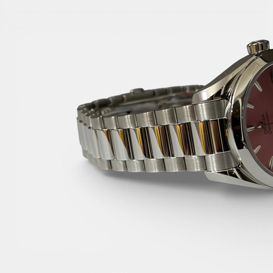 Omega Seamaster Aqua Terra150 M Womens 34 Full Set Pink Dial - 220.10.34.20.10.003