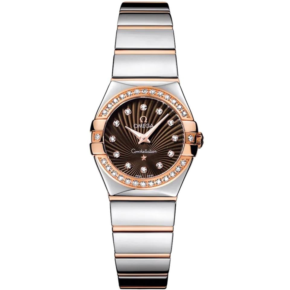 Omega Constellation Quartz24 mm steel ‑ red gold on steel ‑ red gold ladies watch 123.25.24.60.63.002