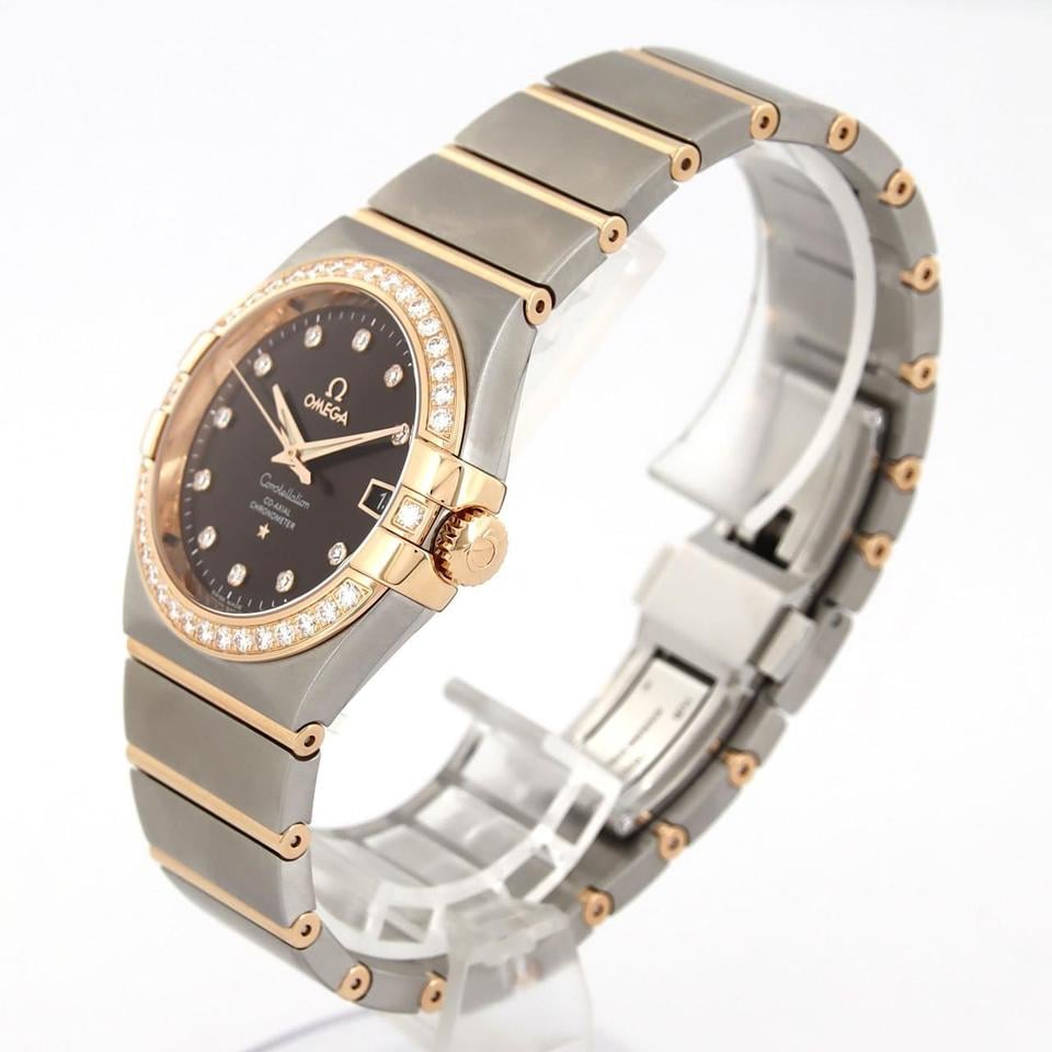 Omega Constellation Ladies[] Omega Constellation Brushed RG Combination/D-11 P 123.25.35.20.63.001 SSx PG ...