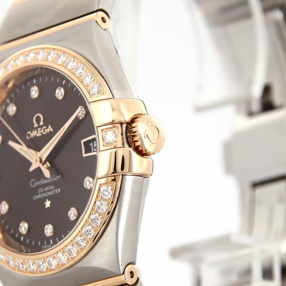 Omega Constellation Ladies[] Omega Constellation Brushed RG Combination/D-11 P 123.25.35.20.63.001 SSx PG ...