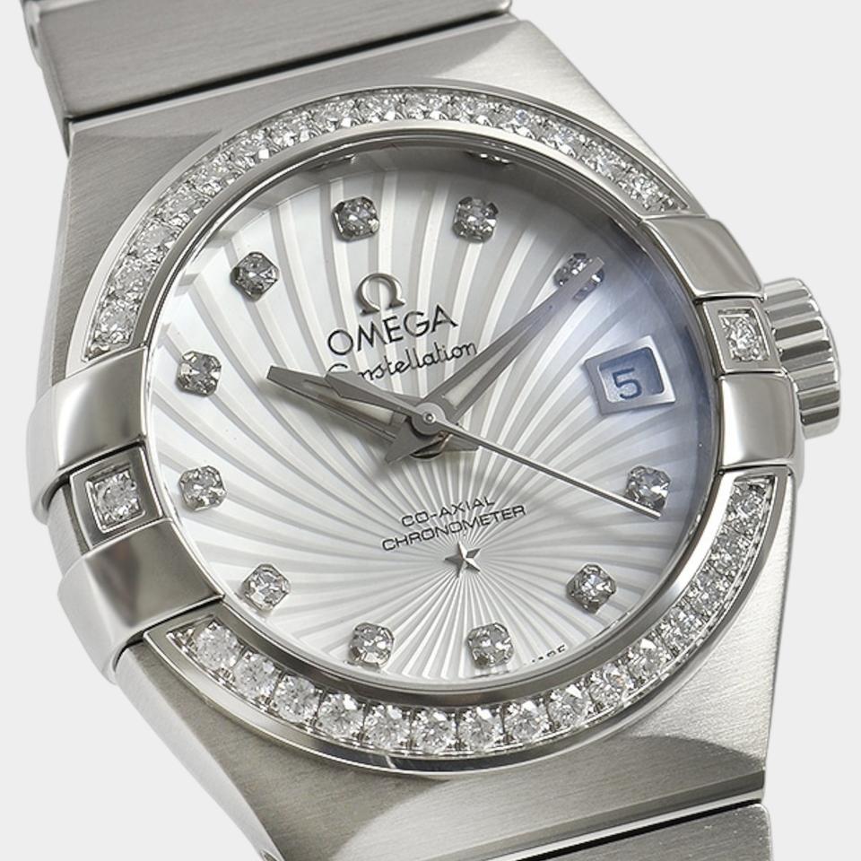 Omega Constellation Ladies Diamonds / Steel / 27 mm / 123.15.27.20.55.001