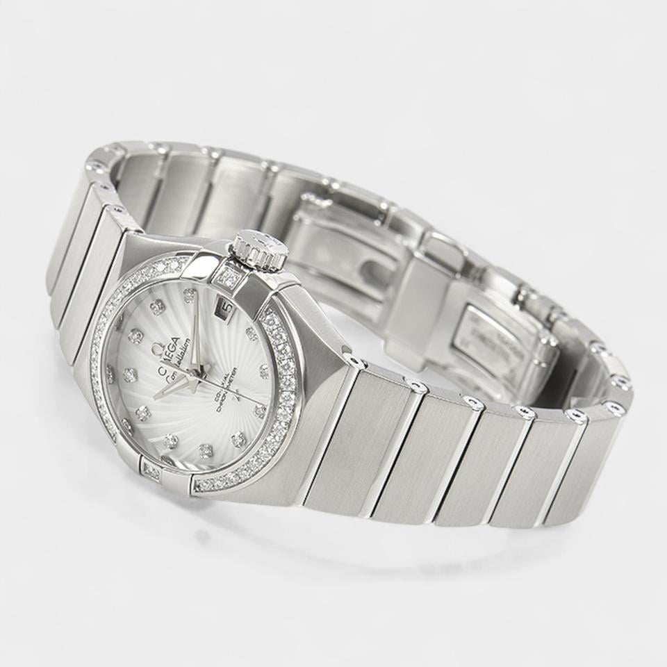 Omega Constellation Ladies Diamonds / Steel / 27 mm / 123.15.27.20.55.001