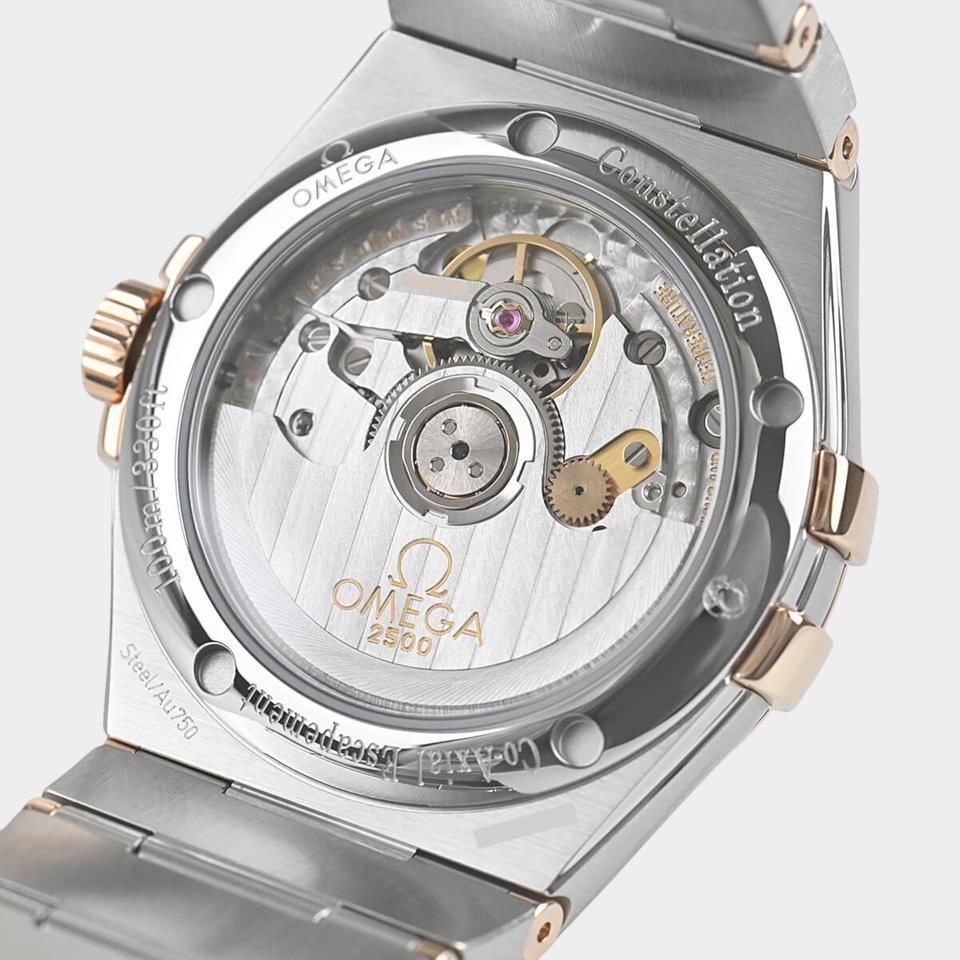 Omega Constellation Ladies Co-Axial Chronometer / Diamonds / Steel&Red gold / 35 mm / 123.25.35.20.52.001