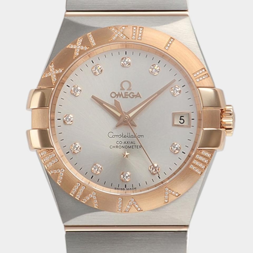 Omega Constellation Ladies Steel&Red gold / 35 mm / Box&Papers / 123.25.35.20.52.003