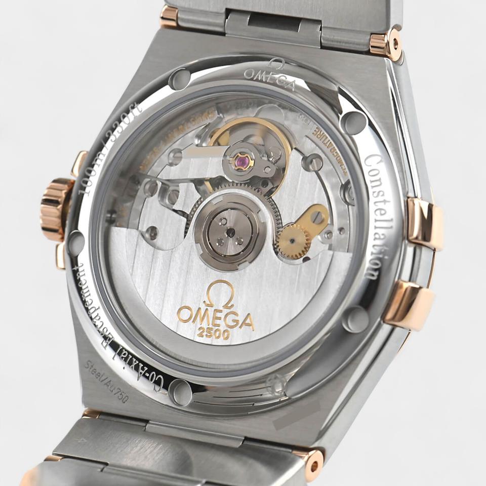 Omega Constellation Ladies Co-axial Chronometer / Diamonds / Steel&Red gold / 35 mm / 123.25.35.20.63.001
