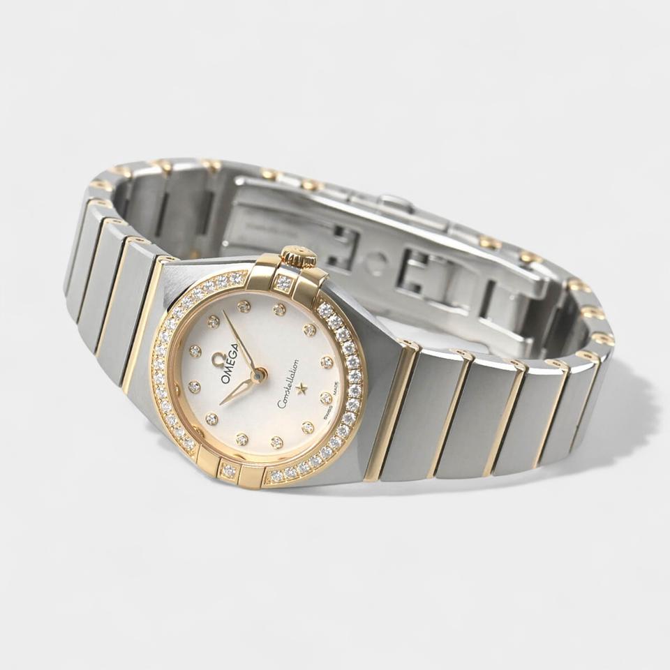 Omega Constellation Ladies Co-Axial Chronometer Steel&Yellow gold / 35 mm Box&Papers 123.25.35.20.52.002