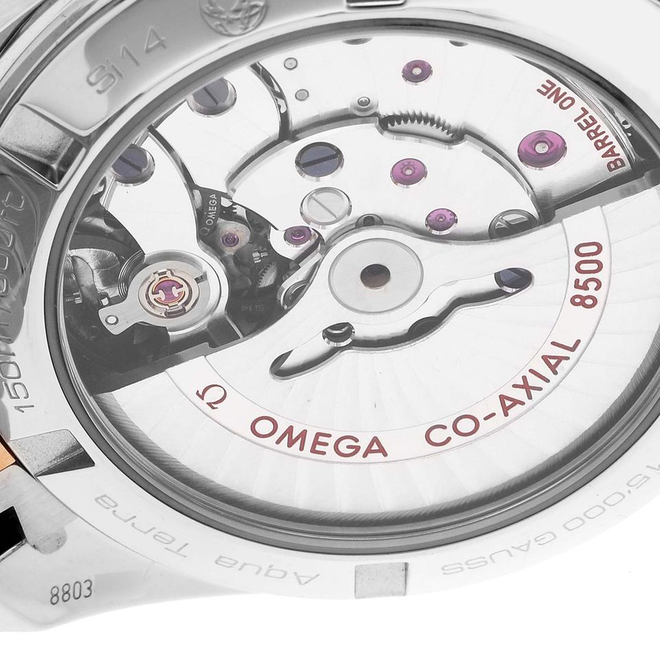 Omega Seamaster Aqua Terra Rose Gold Mother of Pearl Diamond Ladies Watch 231.20.39.21.55.003 Unworn