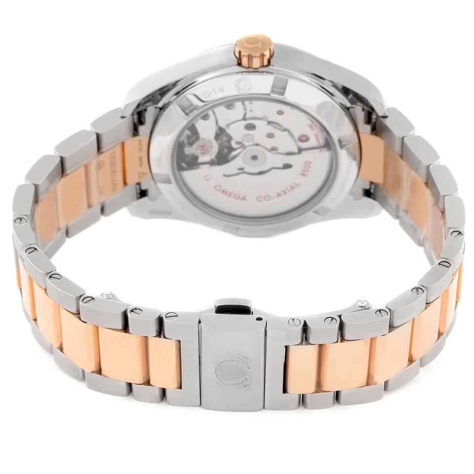 Omega Seamaster Aqua Terra Rose Gold Mother of Pearl Diamond Ladies Watch 231.20.39.21.55.003 Unworn