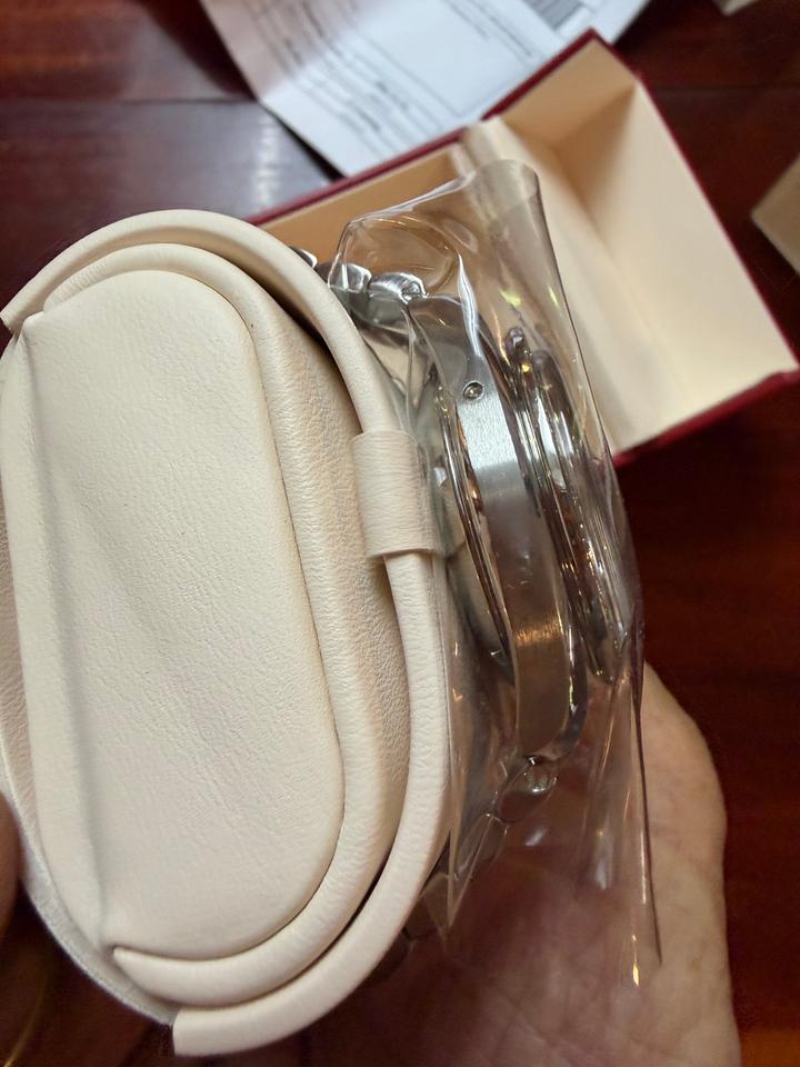 Omega Speedmaster Ladies Chronograph Mother of pearl face Diamond bezel Just serviced by omega