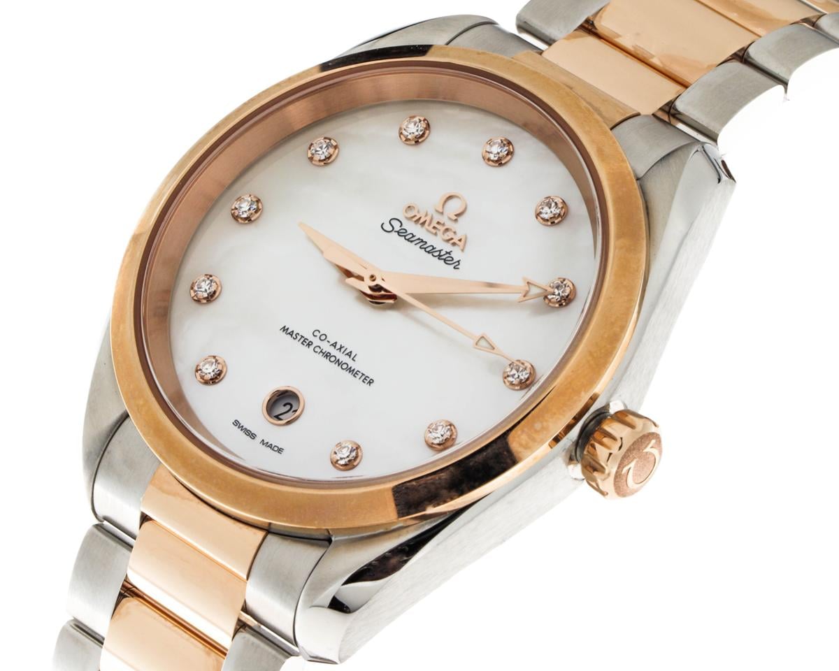 Omega Seamaster Aqua Terra Uomo/Donna - O22020382055001 - Seamaster Aqua Terra 150 M Co-Axial Master Chronometer Ladies’ 38 mm - O22020382055001