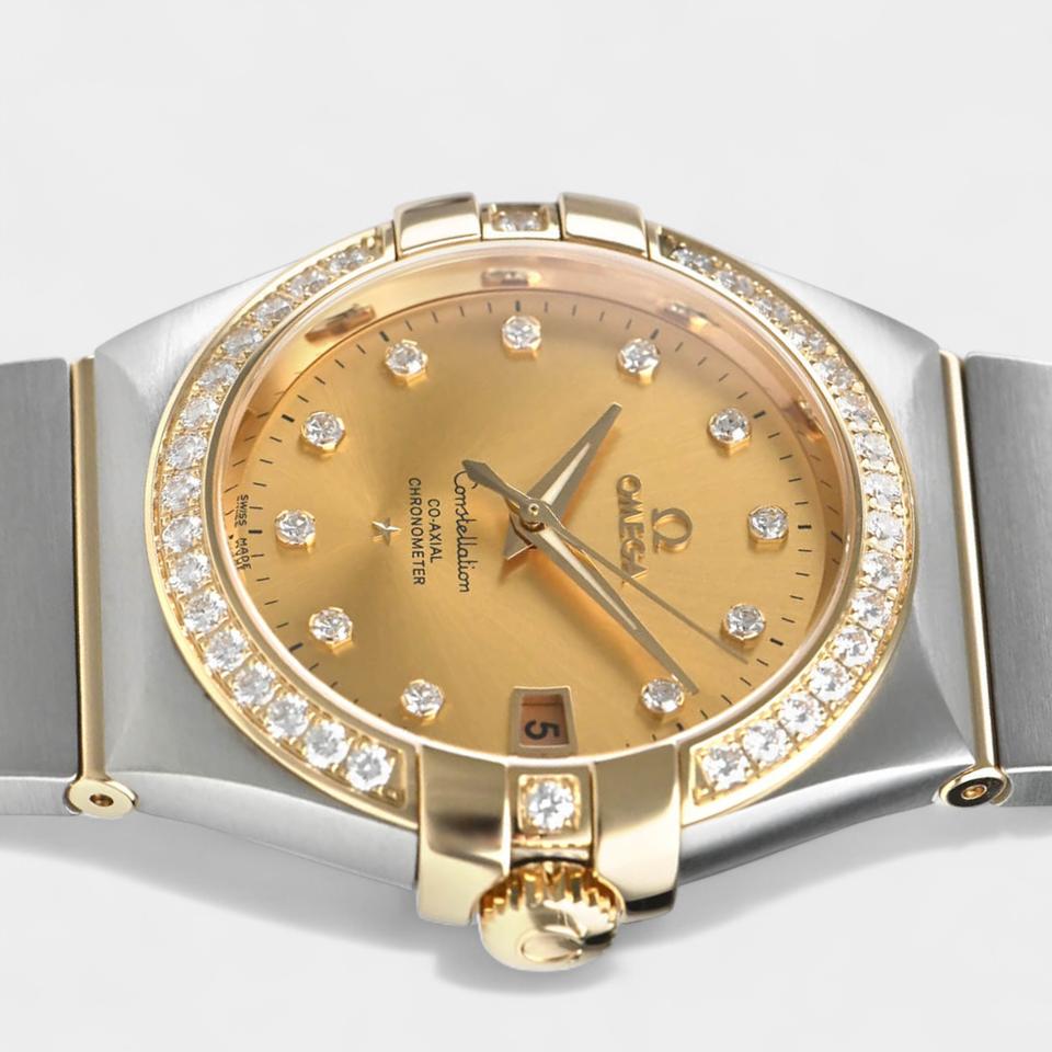 Omega Constellation Ladies Steel&Gold / 35 mm / Box&Papers / 123.25.35.20.58.001