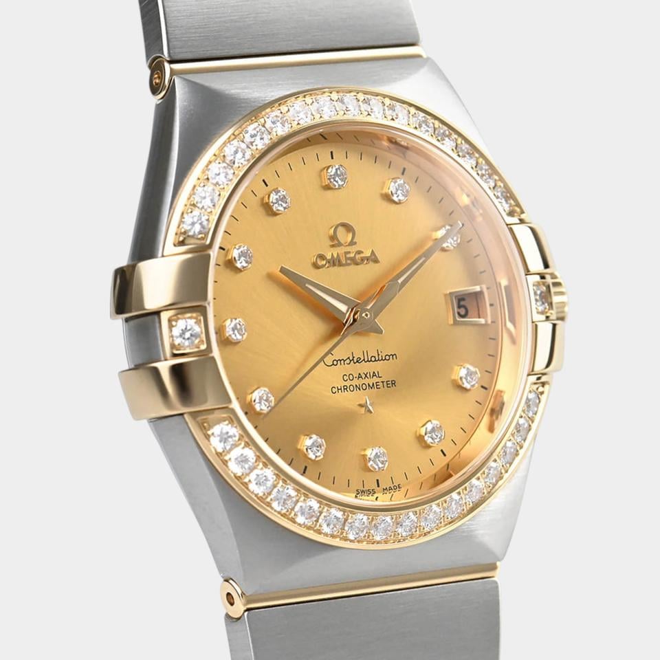 Omega Constellation Ladies Steel&Gold / 35 mm / Box&Papers / 123.25.35.20.58.001