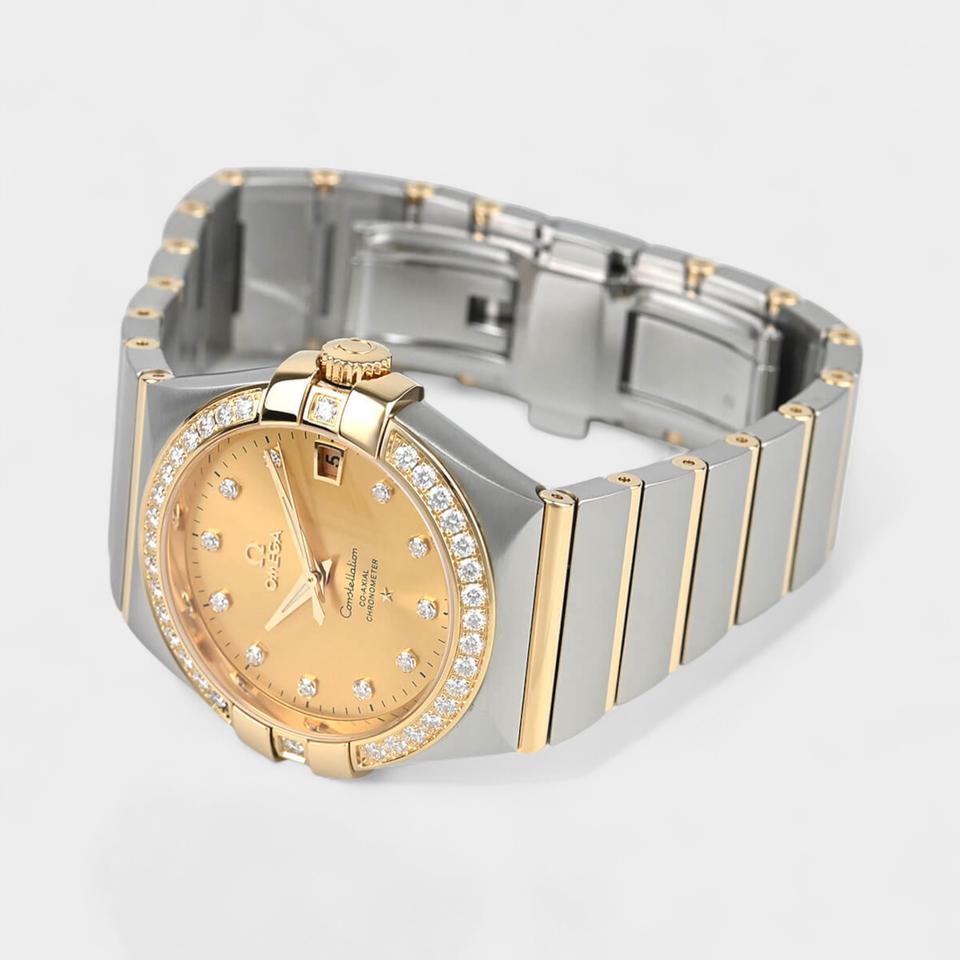 Omega Constellation Ladies Steel&Gold / 35 mm / Box&Papers / 123.25.35.20.58.001