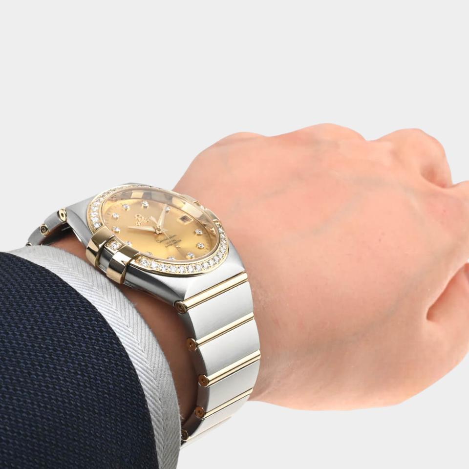 Omega Constellation Ladies Steel&Gold / 35 mm / Box&Papers / 123.25.35.20.58.001