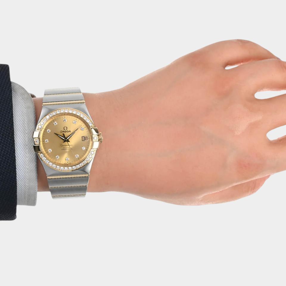Omega Constellation Ladies Steel&Gold / 35 mm / Box&Papers / 123.25.35.20.58.001