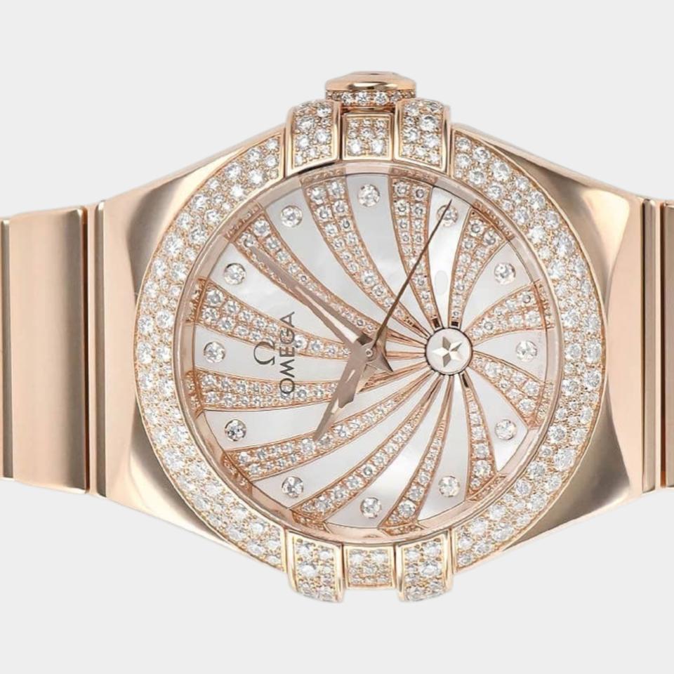 Omega Constellation Ladies Red gold / 31 mm / Box&Papers / 123.55.31.20.55.010