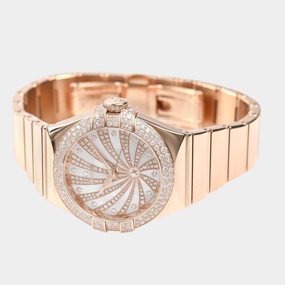 Omega Constellation Ladies Red gold / 31 mm / Box&Papers / 123.55.31.20.55.010