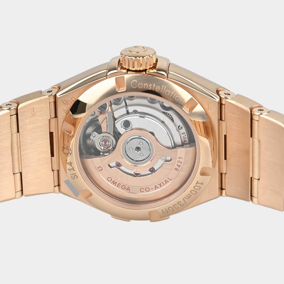 Omega Constellation Ladies Red gold / 27 mm / Box&Papers / 123.55.27.20.55.006