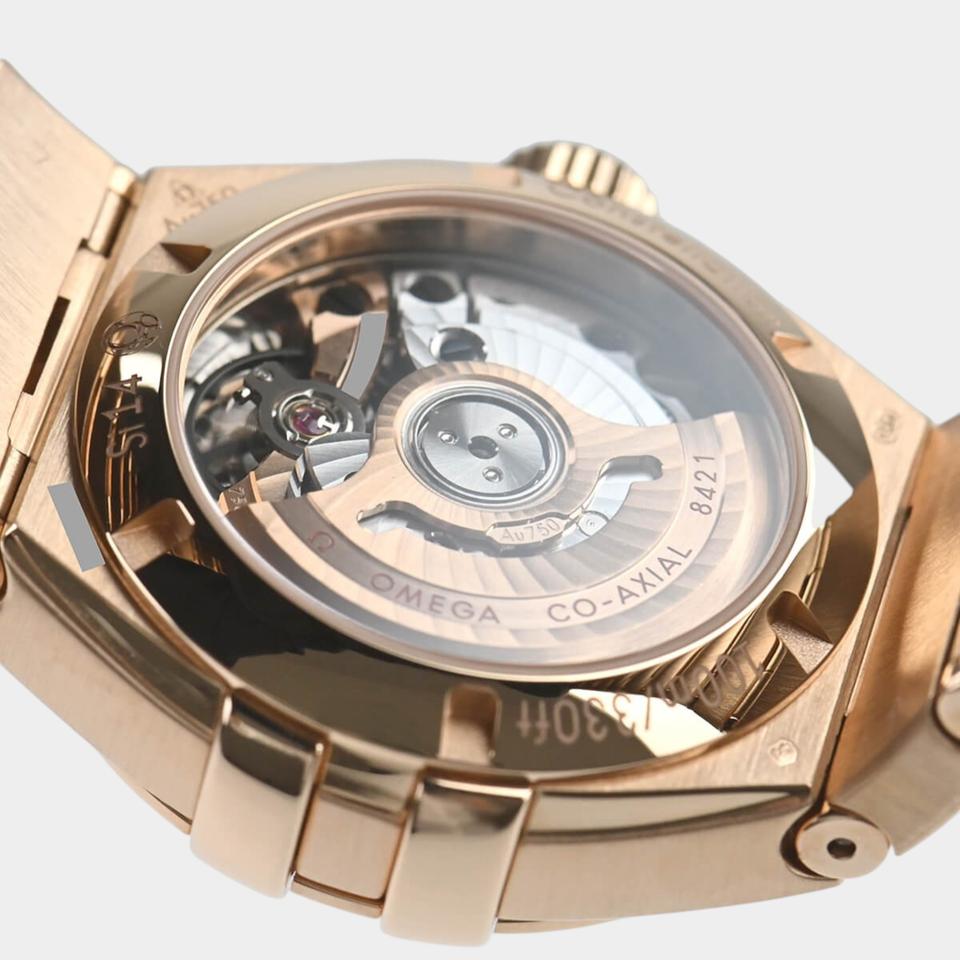 Omega Constellation Ladies Red gold / 27 mm / Box&Papers / 123.55.27.20.55.006
