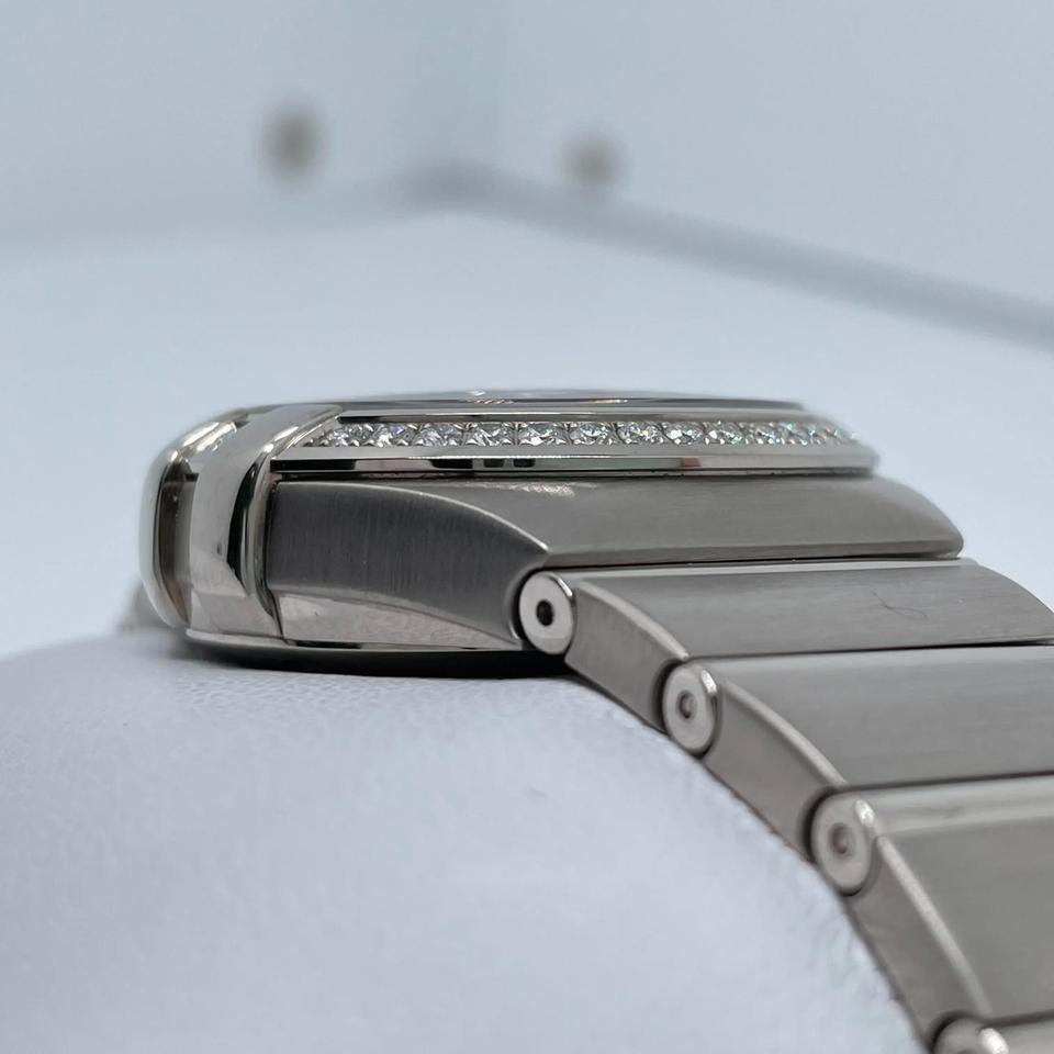 Omega Constellation Ladies18 K White Gold Black Dial Ladies Watch 123.55.31.20.51.001