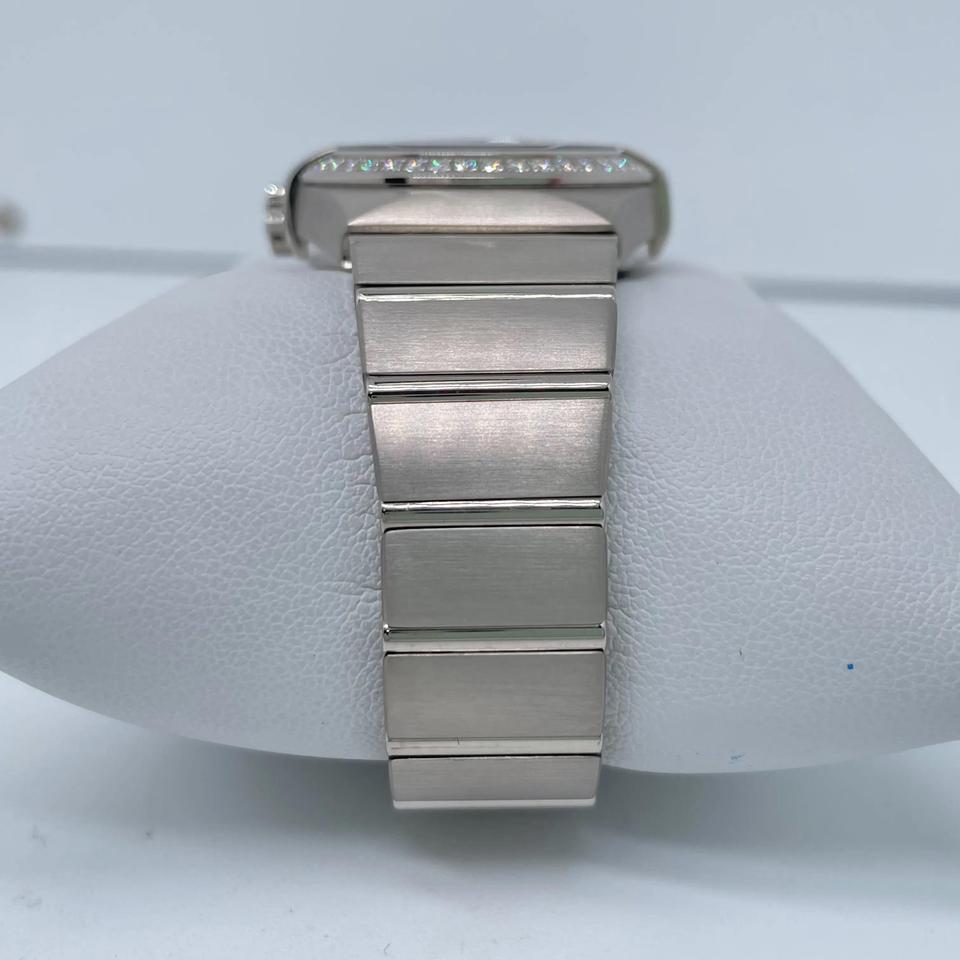 Omega Constellation Ladies18 K White Gold Black Dial Ladies Watch 123.55.31.20.51.001