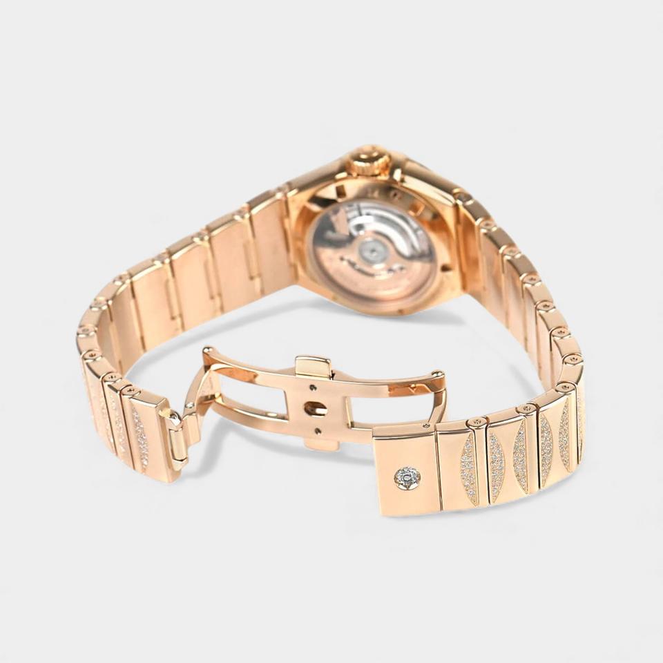 Omega Constellation Ladies Diamonds / Rose gold / 27 mm / 123.55.27.20.55.003