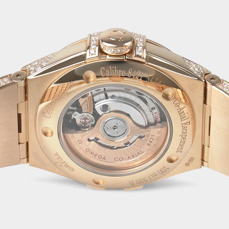 Omega Constellation Ladies Diamonds / Red gold / 31 mm / 123.55.31.20.55.008