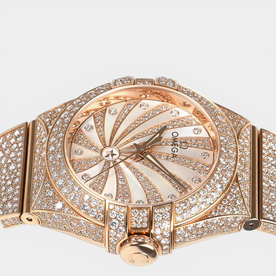 Omega Constellation Ladies Red gold / 31 mm / Box&Papers / 123.55.31.20.55.006