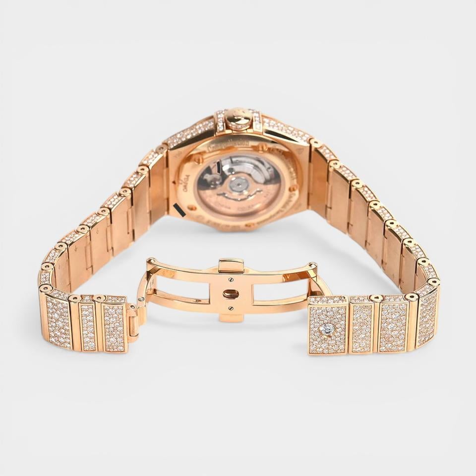 Omega Constellation Ladies Red gold / 31 mm / Box&Papers / 123.55.31.20.55.006
