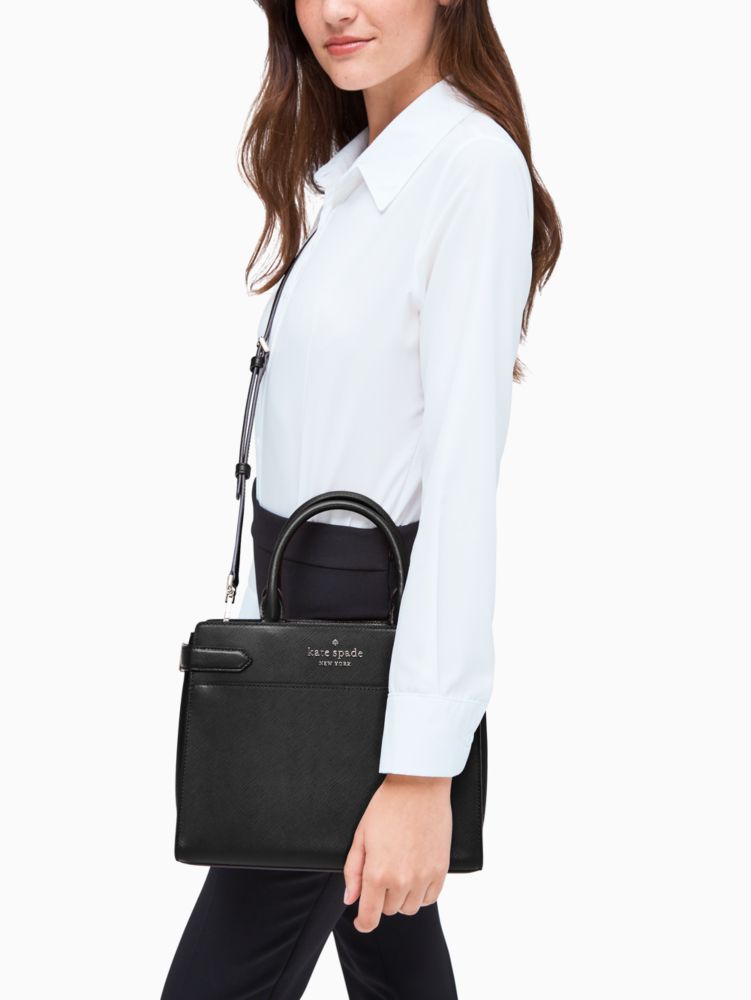 KateSpade Staci Medium Satchel Black