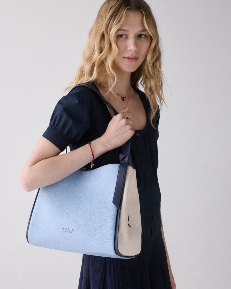 KateSpade Knott Colorblock Large Carryall North Star Multi
