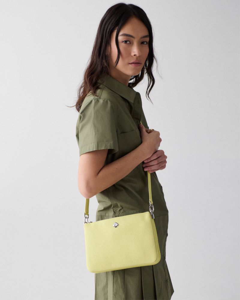 KateSpade Kayla Small Triple Compartment Crossbody Tennis Ball