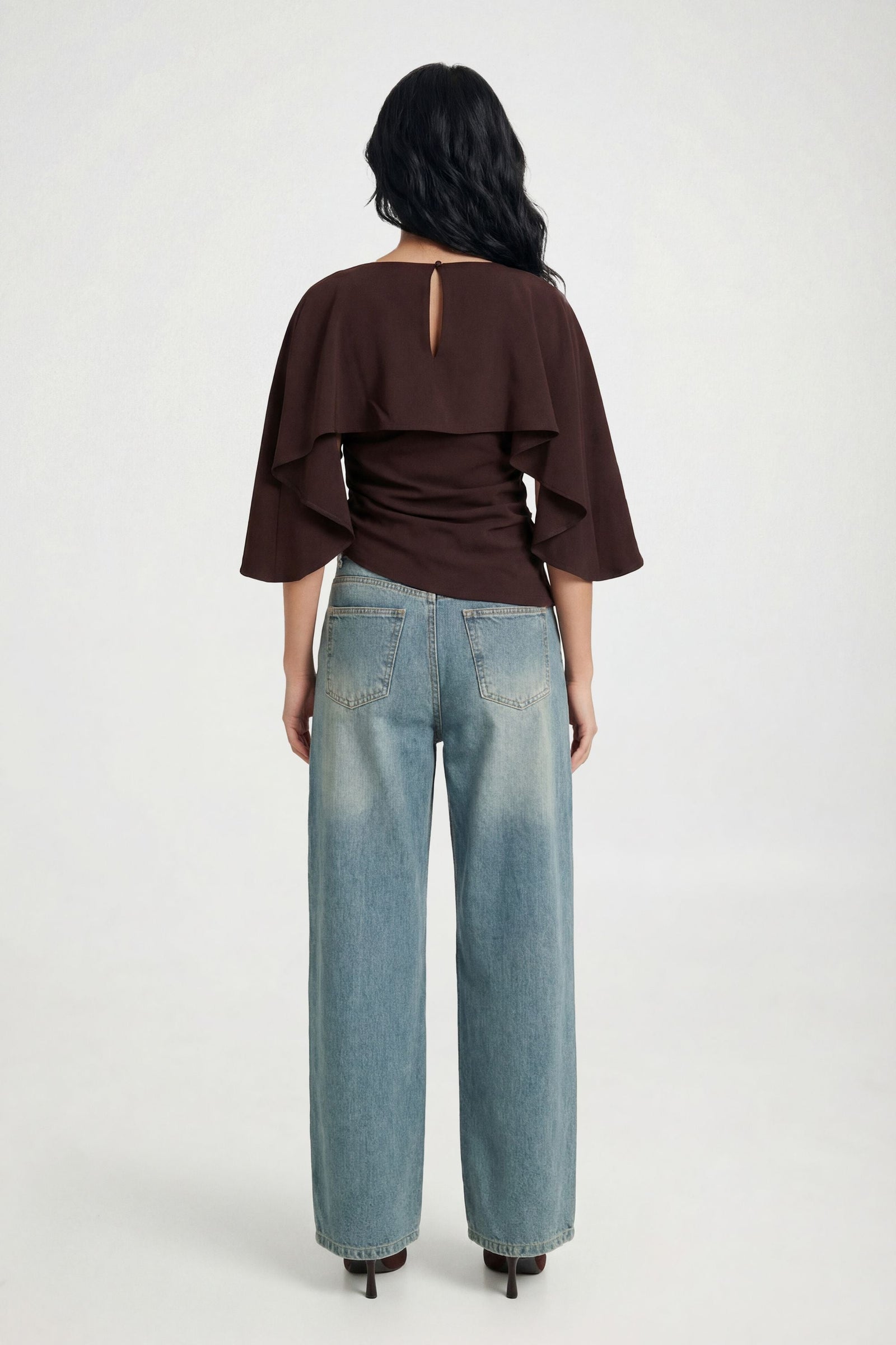 Cape Overlay Top
