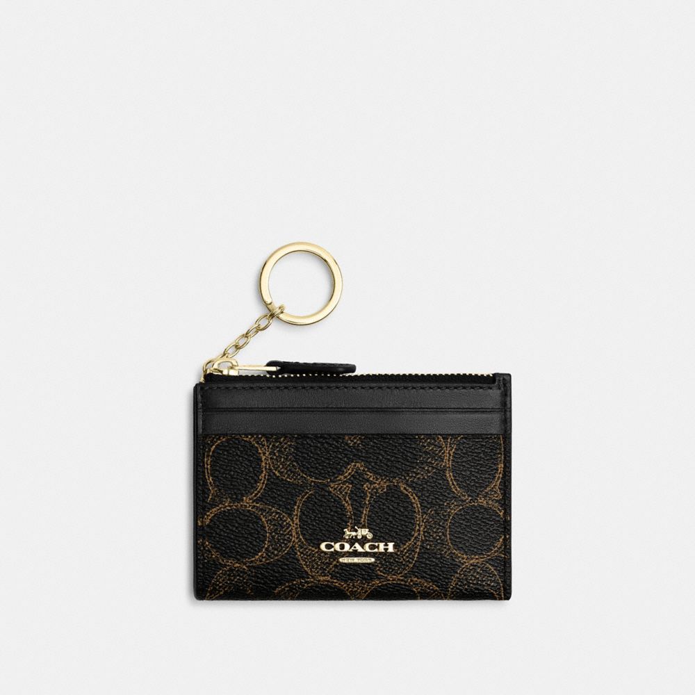 Mini Skinny Id Case In Loved Signature Canvas