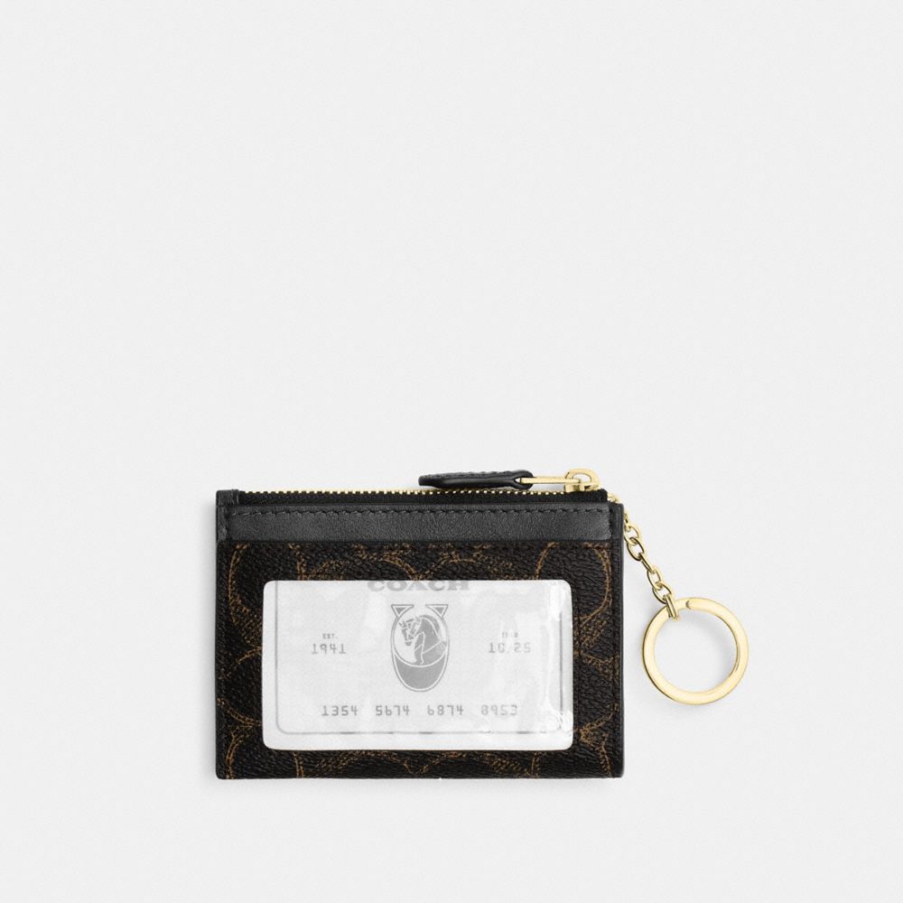 Mini Skinny Id Case In Loved Signature Canvas