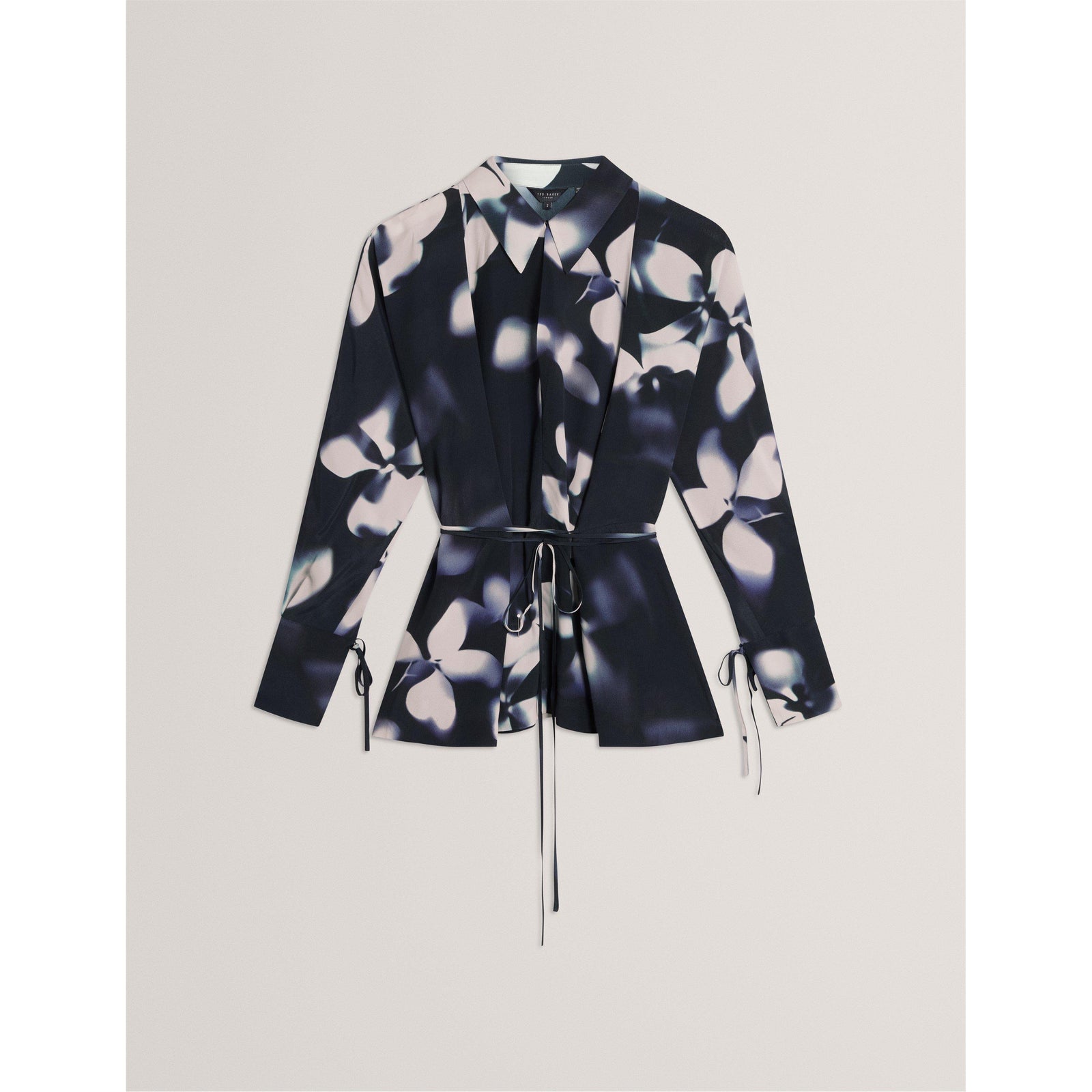 Print Long Sleeve Blouse