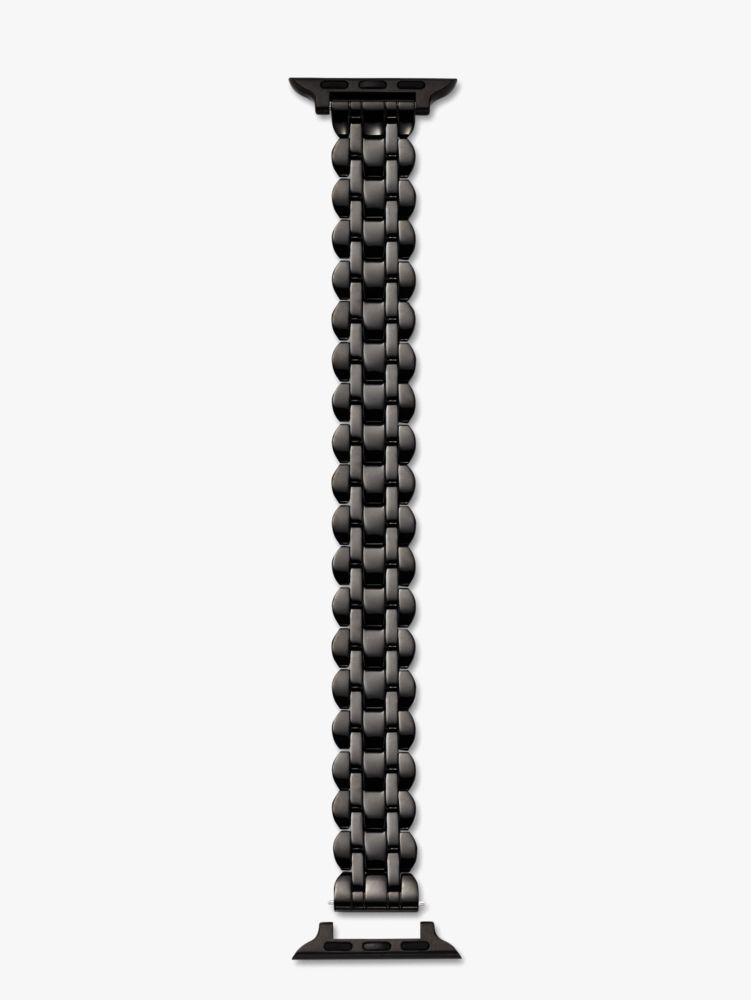 Black Scallop Link Stainless Steel Bracelet 38/40mm Band For Apple Watch®