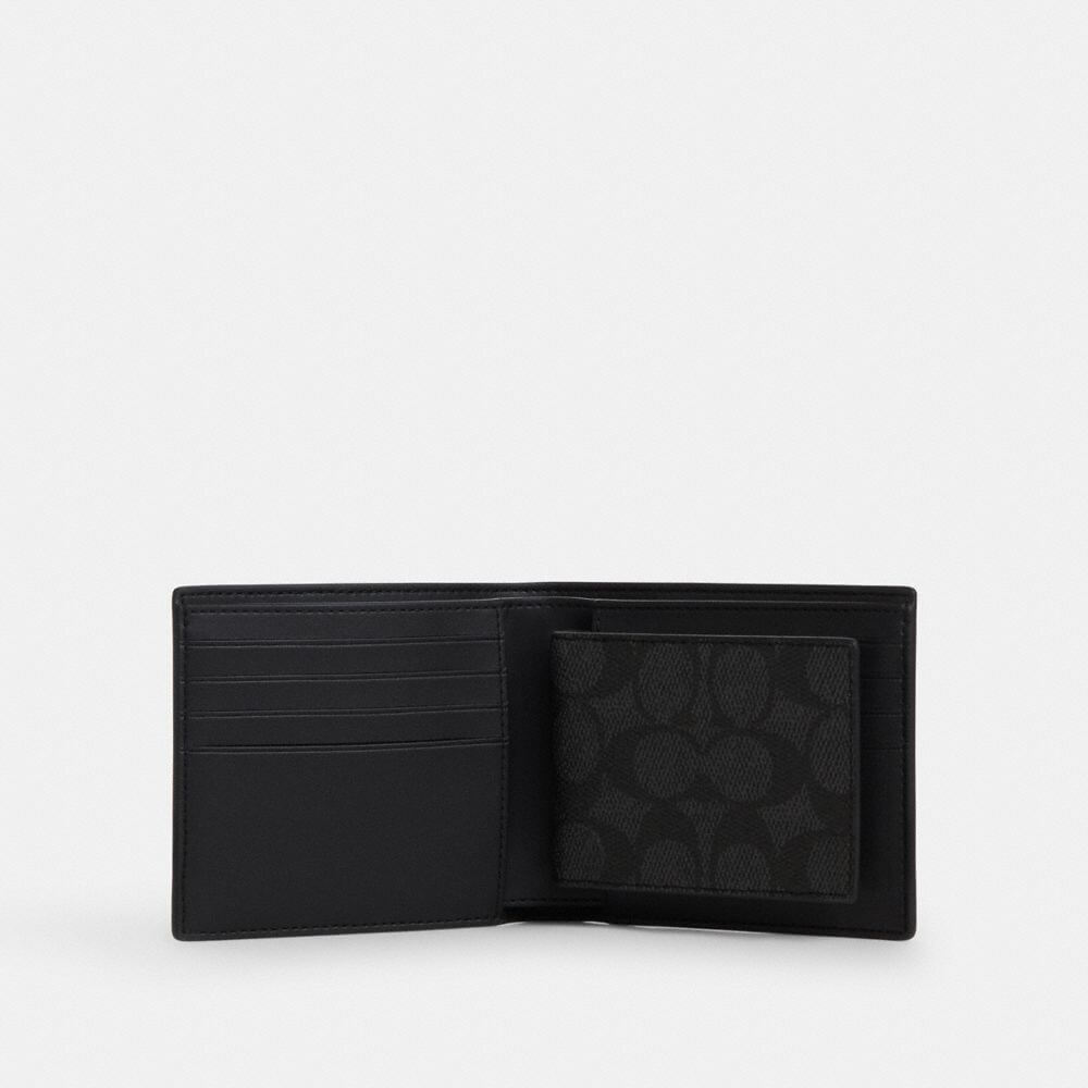 Boxed 3-In-1 Wallet Gift Set In Signature Canvas