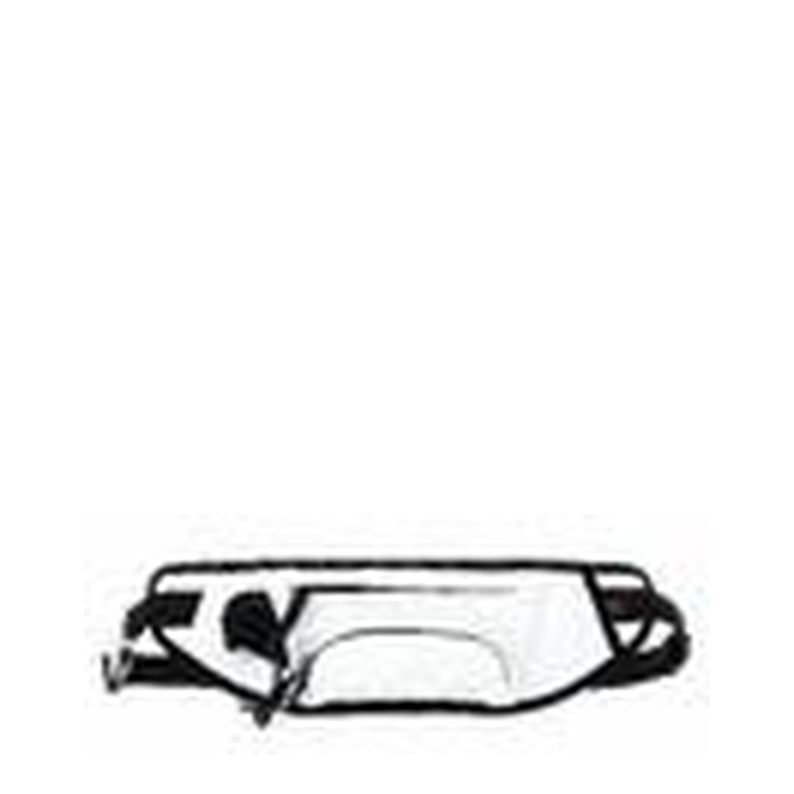 Large Belt Bag White