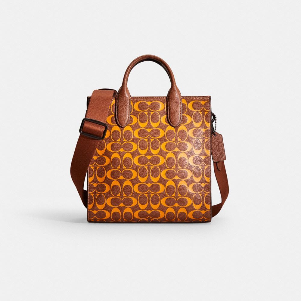 Restored Gotham Tall Tote 24 In Signature Leather