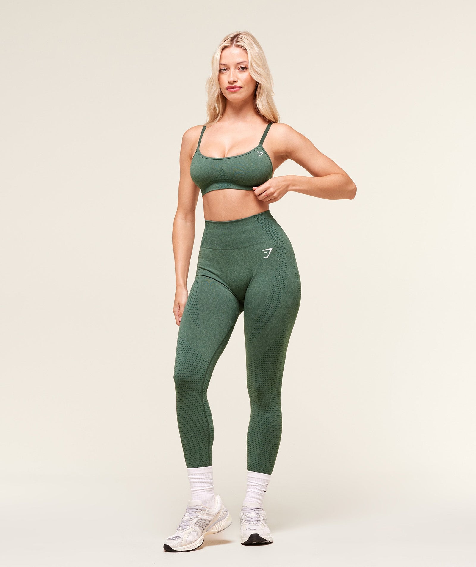 Gymshark Vital Regular Leggings - Dark Green Marl