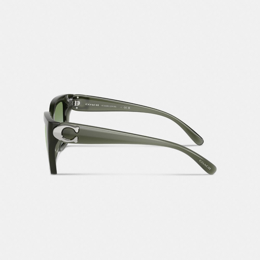 Maxi Sculpted C Square Cat Eye Sunglasses